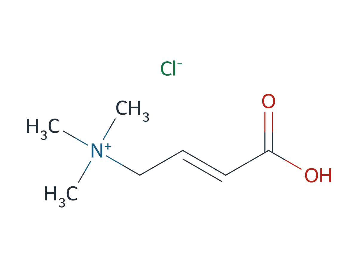 Levocarnitine EP Impurity A Chloride（E-Isomer） chemical structure