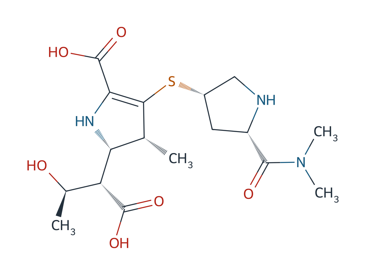 Meropenem EP Impurity A chemical structure
