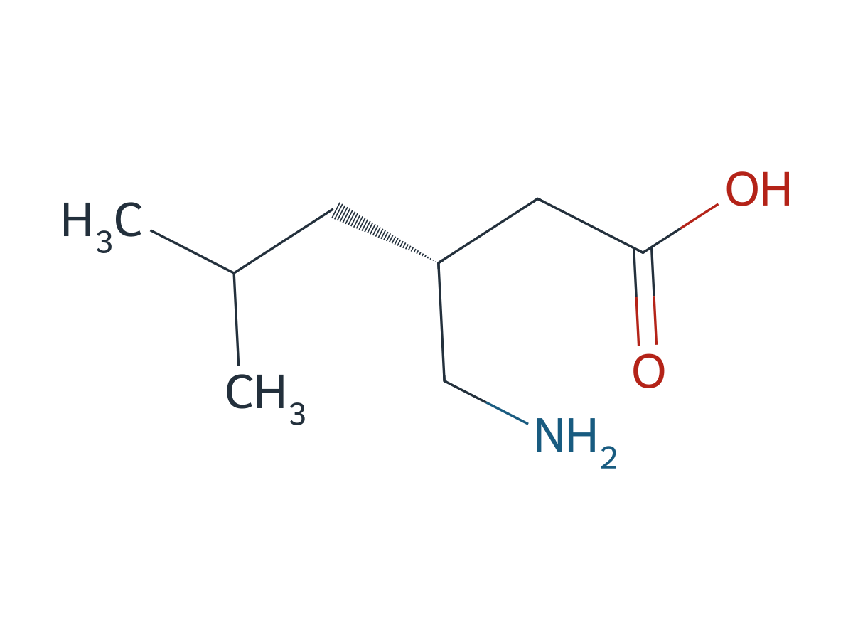 Pregabalin EP Impurity B/(R)-Pregabalin chemical structure