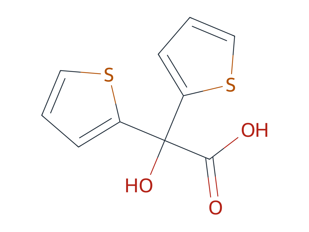 Tiotropium EP Impurity A chemical structure