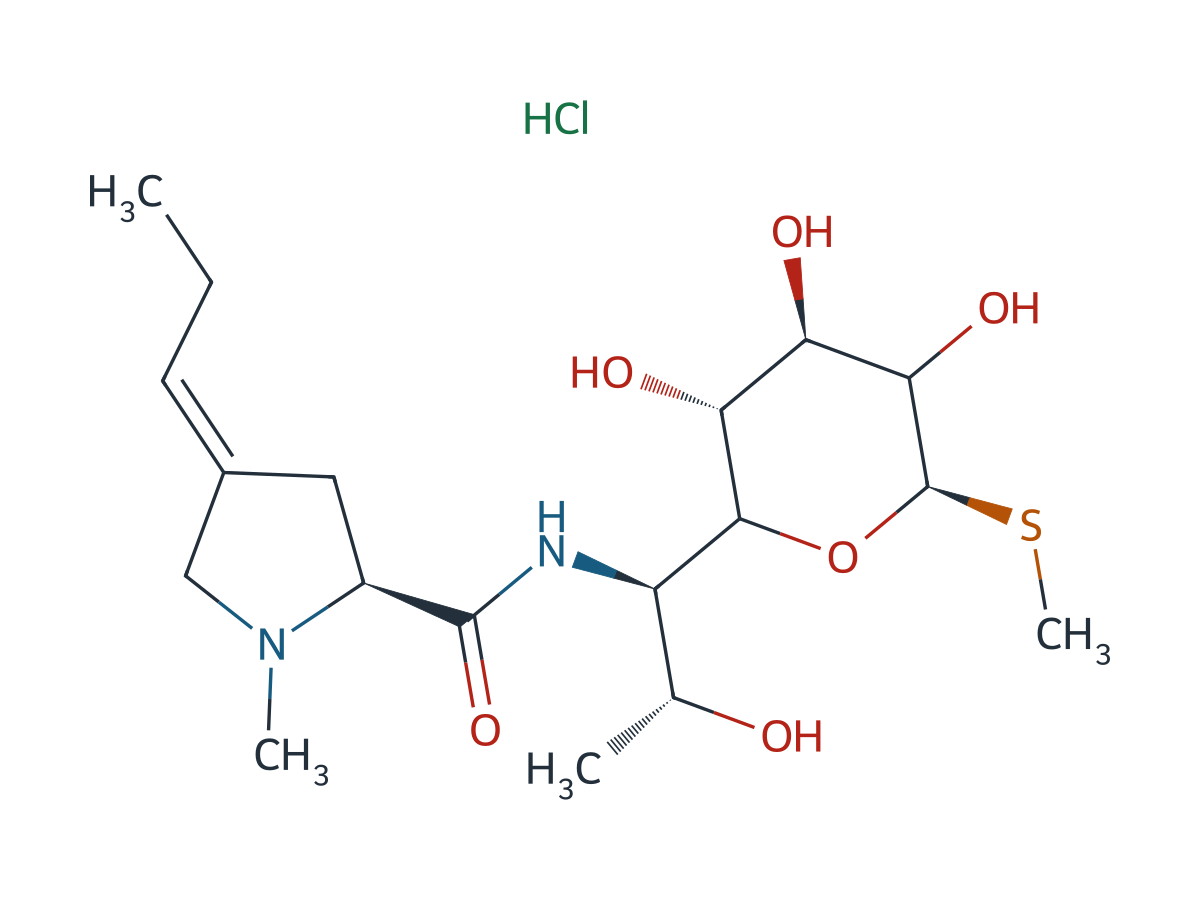 Lincomycin Hydrochloride EP Impurity B (Mixture of Z/E) HCl chemical structure