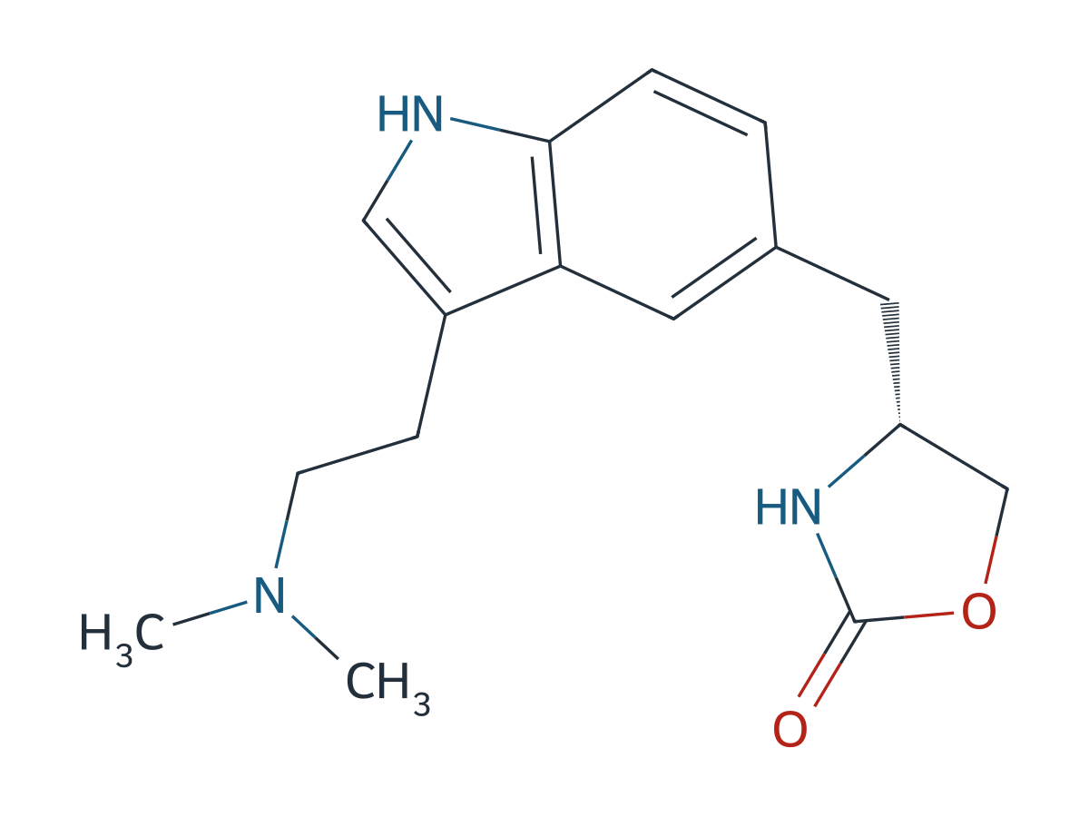 Zolmitriptan EP Impurity A chemical structure
