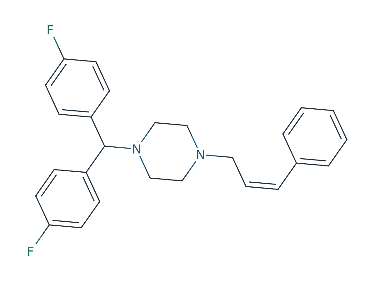 Flunarizine EP Impurity D（(Z)-Flunarizine） chemical structure