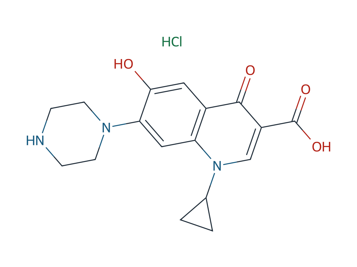 Ciprofloxacin EP Impurity F chemical structure