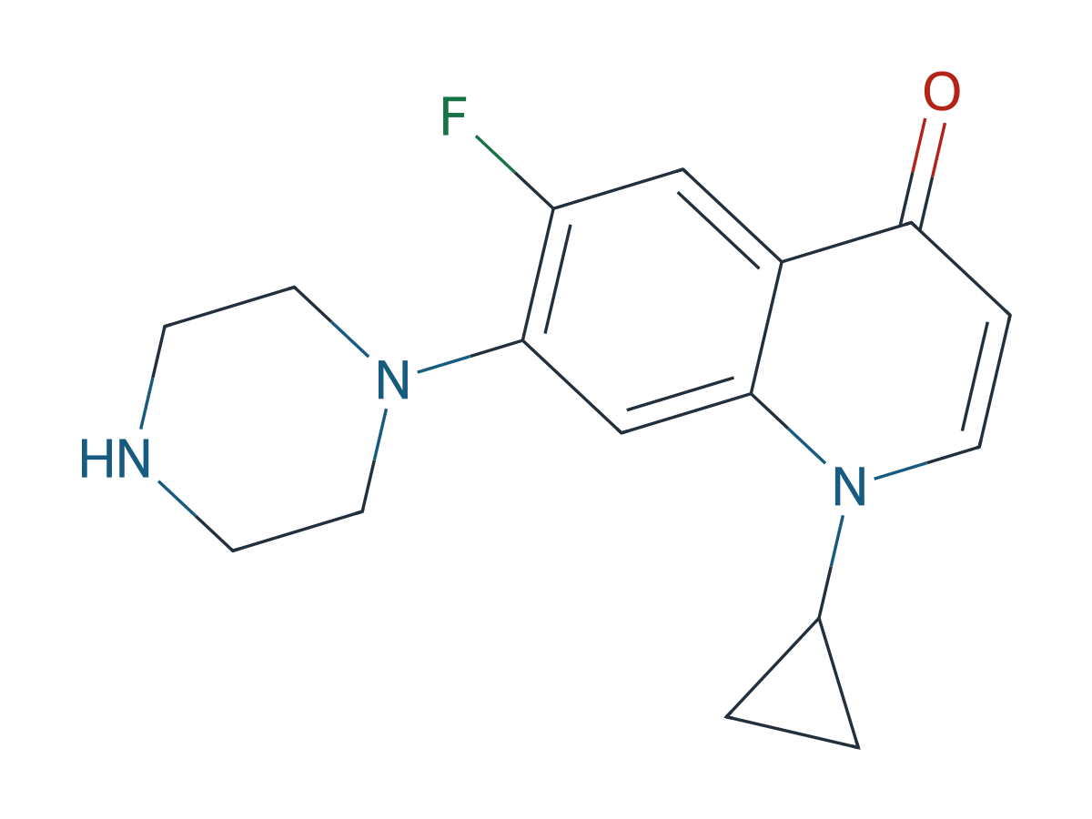 Ciprofloxacin EP Impurity E chemical structure