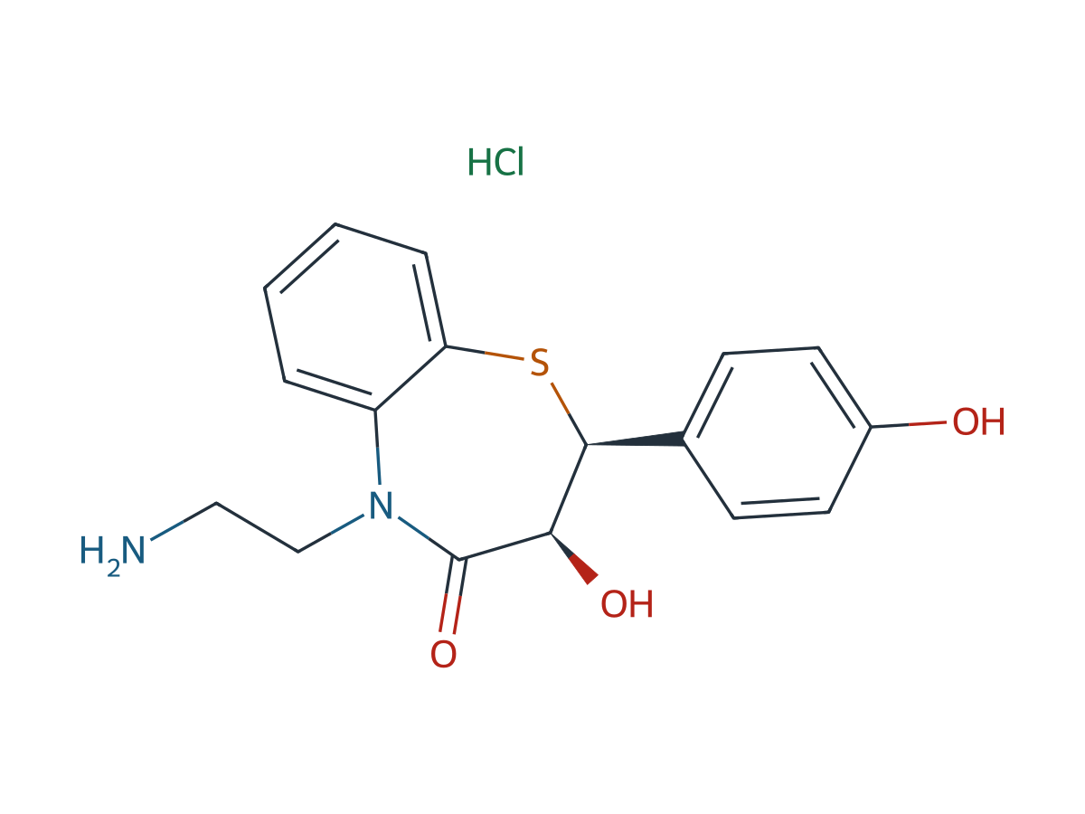 Diltiazem USP Related Compound H HCl chemical structure