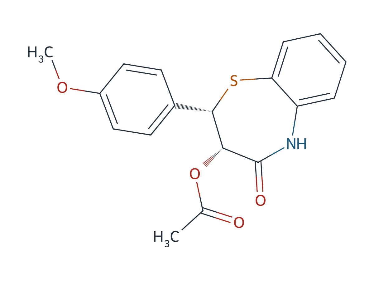Diltiazem EP Impurity B chemical structure
