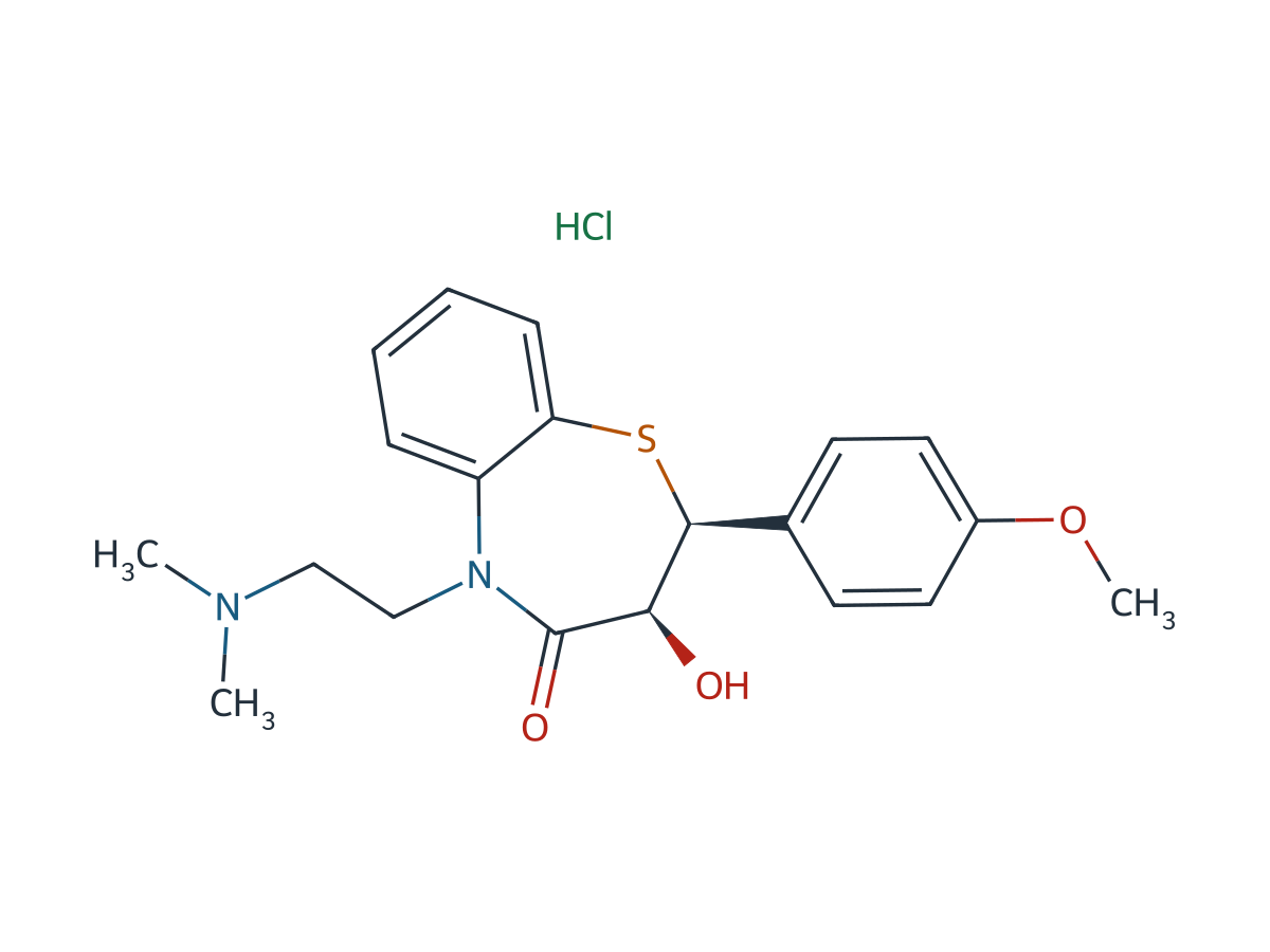 Diltiazem EP Impurity F HCl chemical structure