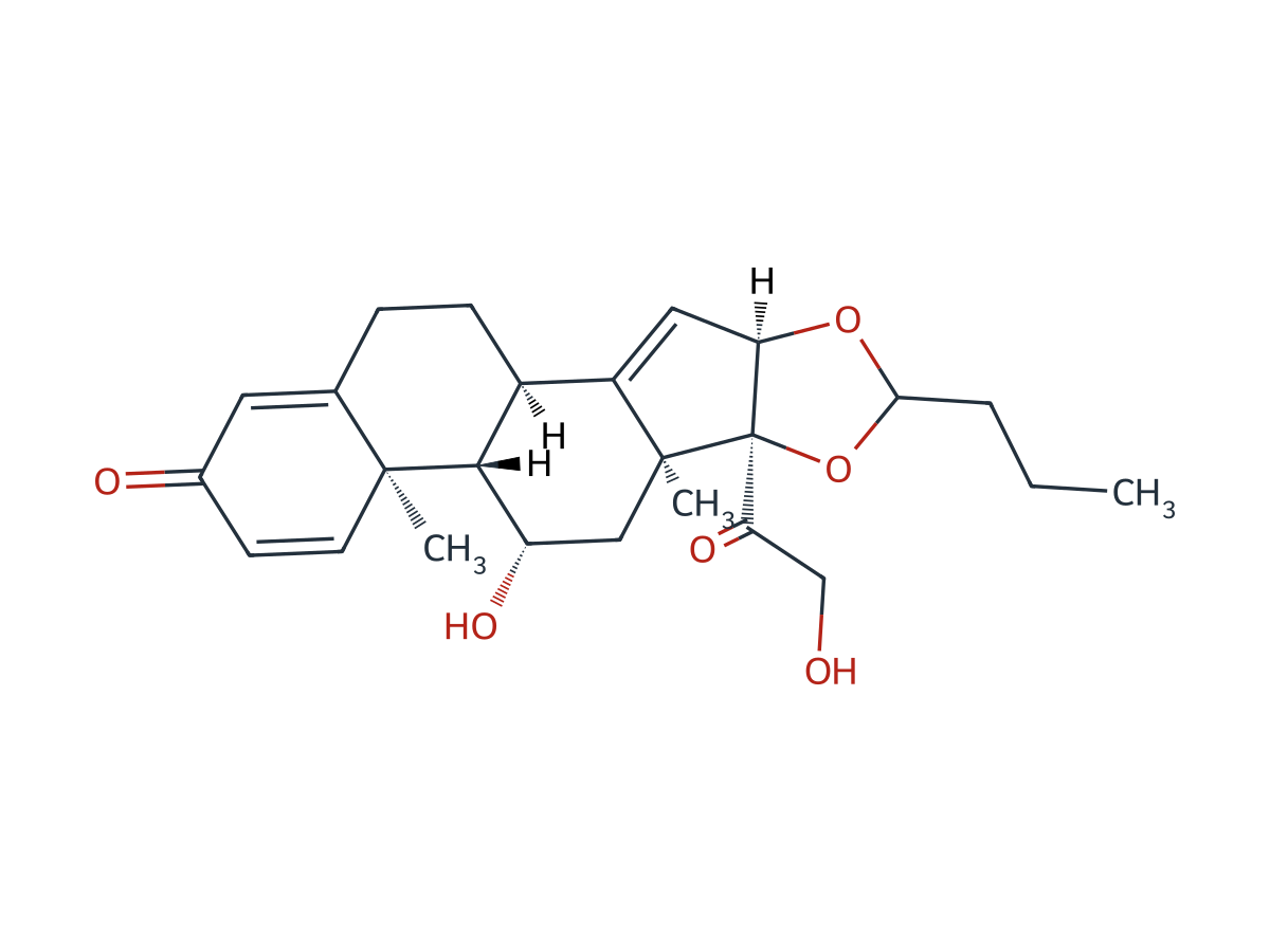 Budesonide EP Impurity E chemical structure