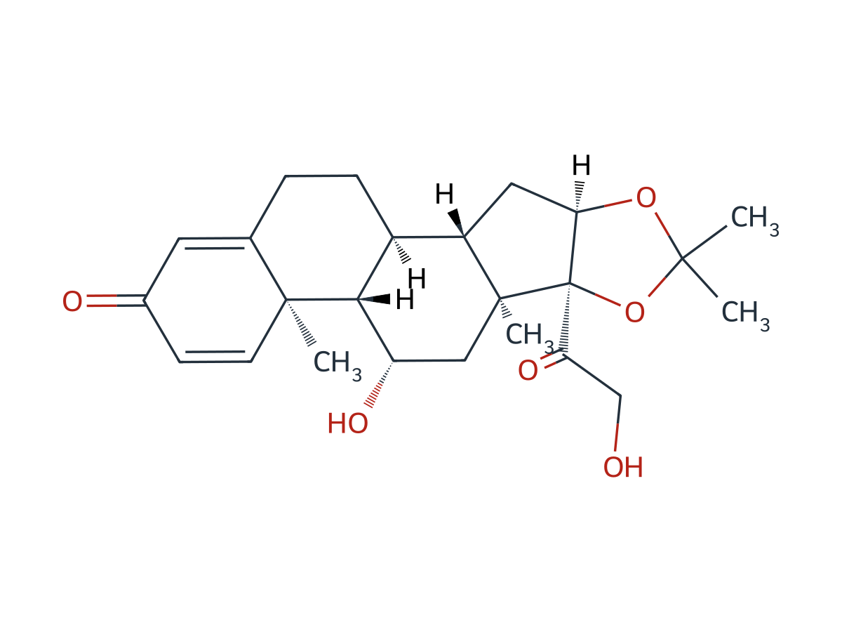 Budesonide EP Impurity F(Desonide) chemical structure