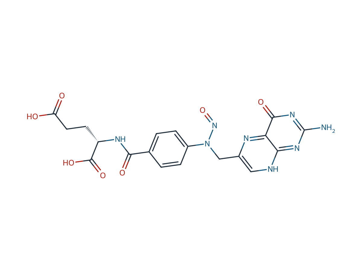 N10-Nitroso Folic Acid chemical structure