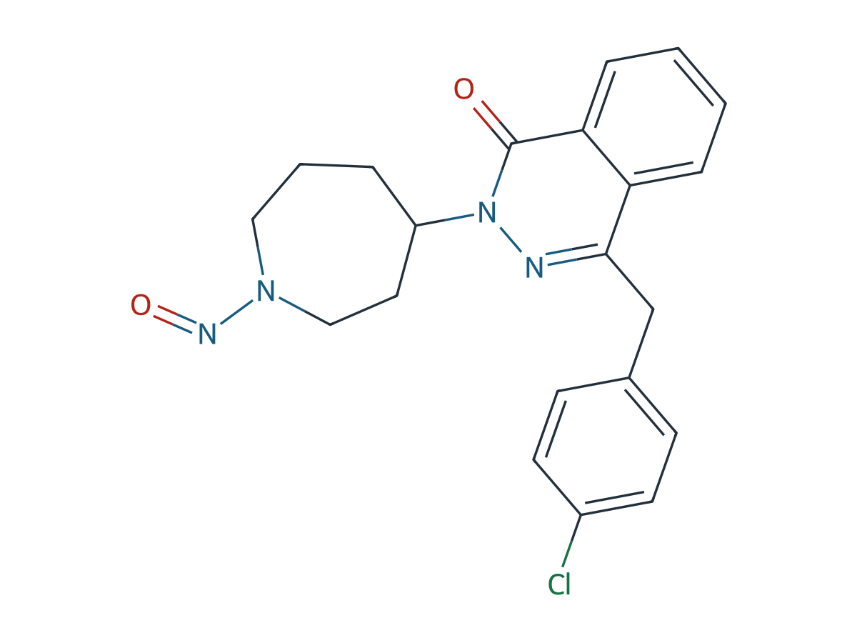N-Nitroso N-Desmethyl Azelastine chemical structure