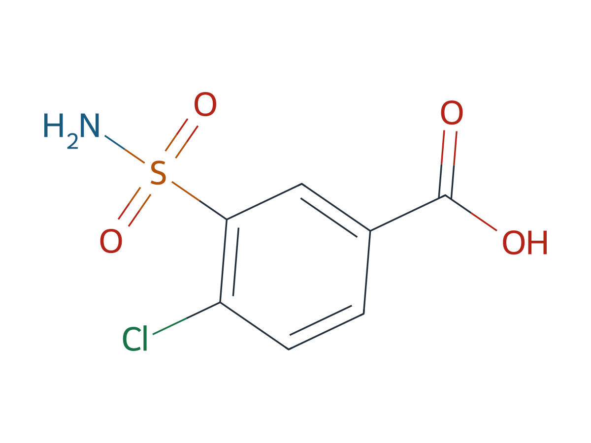 Clopamide EP Impurity C chemical structure
