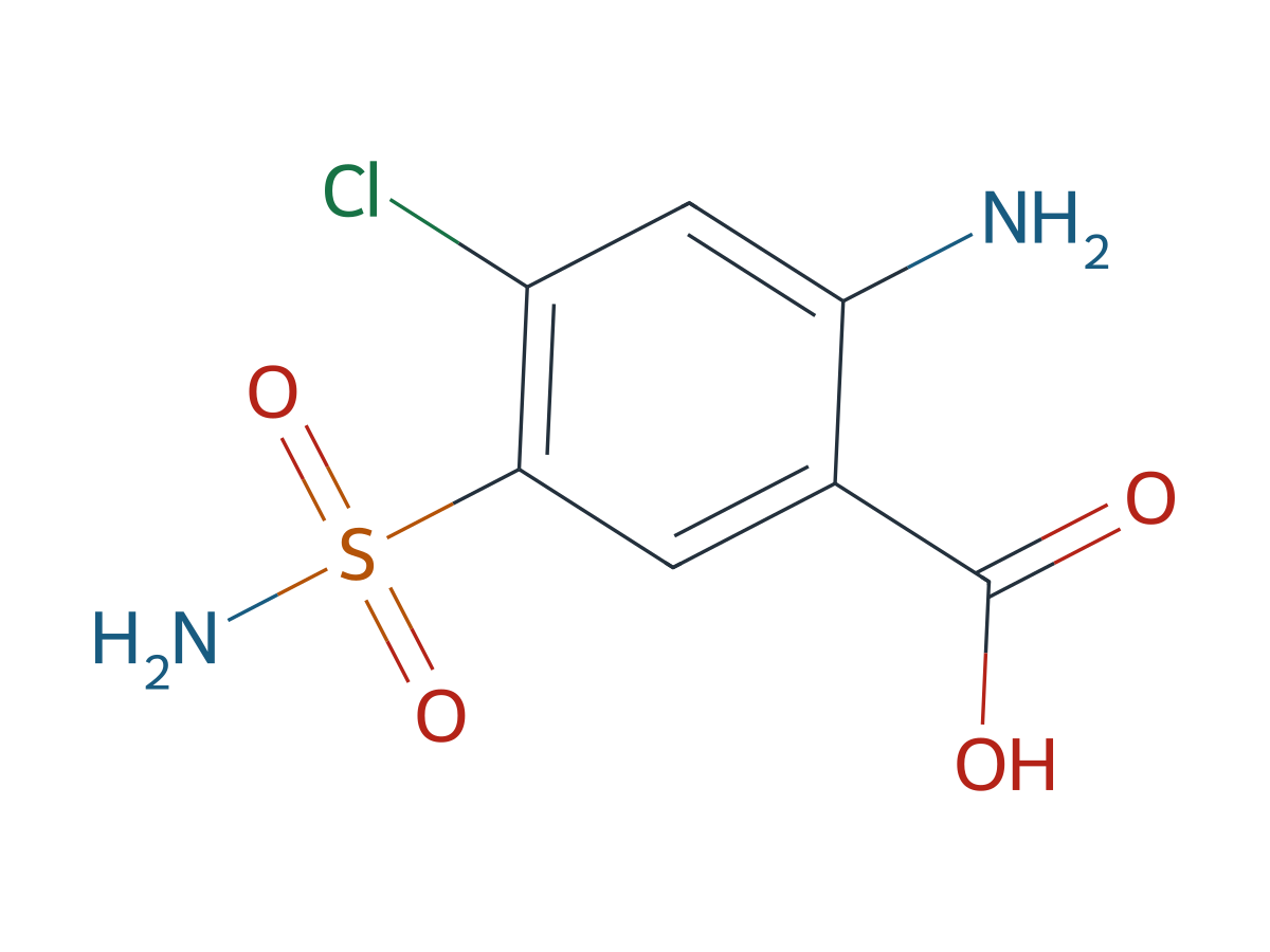 Furosemide EP Impurity C chemical structure