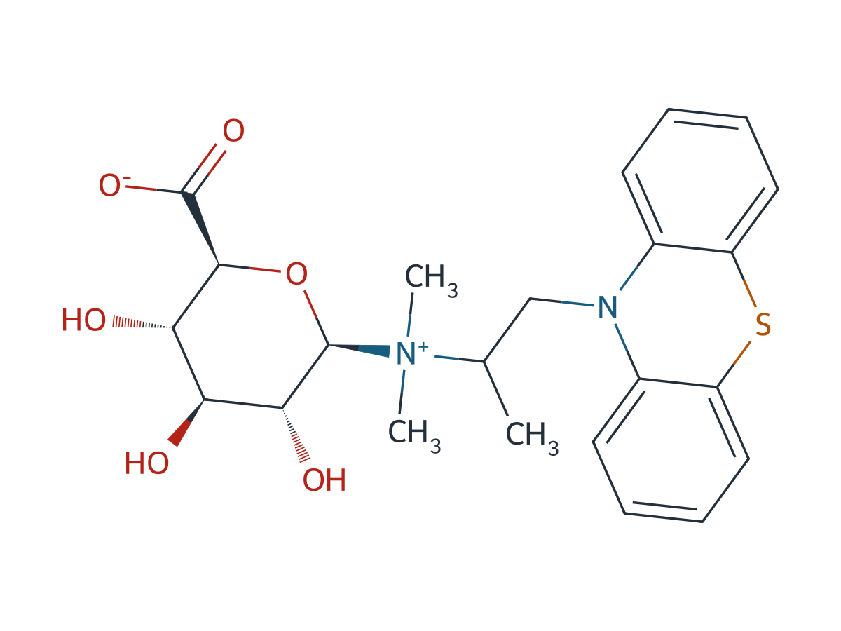 Promethazine N-β-D-Glucuronide chemical structure