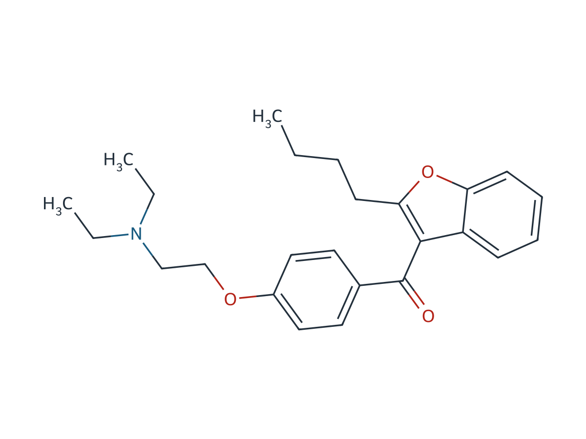 Amiodarone EP Impurity A chemical structure
