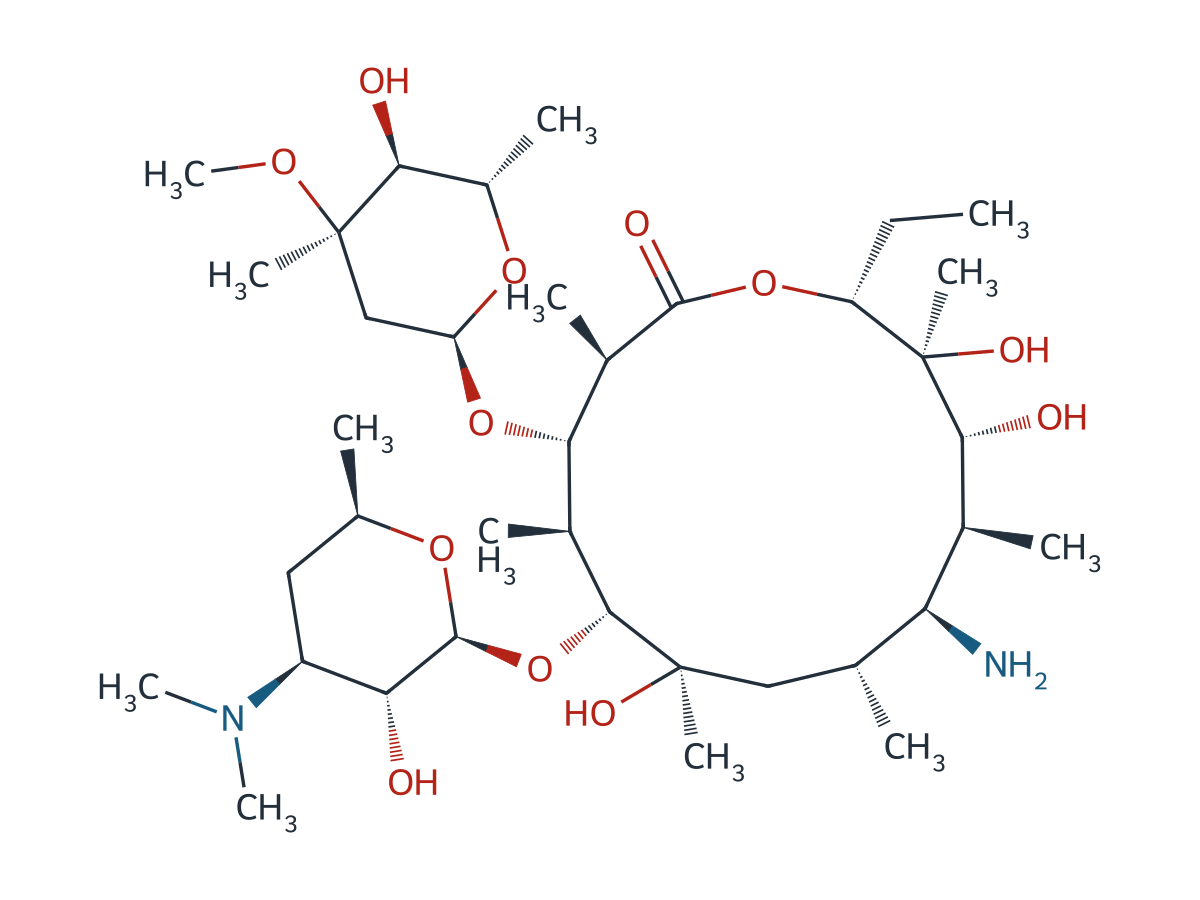 Dirithromycin EP impurity A chemical structure