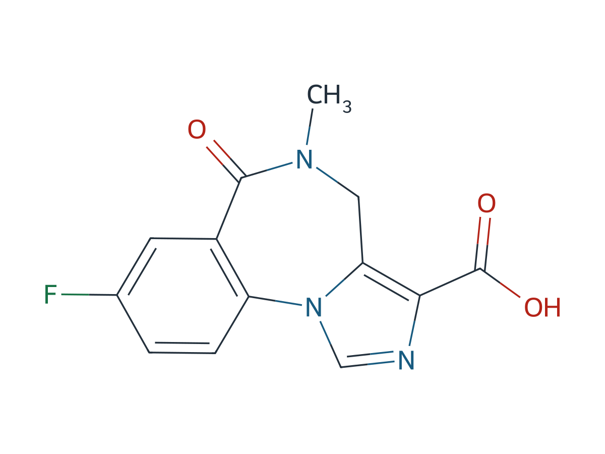 Flumazenil EP Impurity A chemical structure