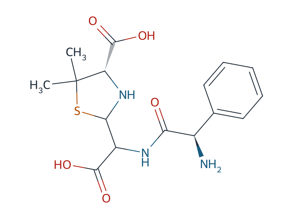 Ampicillin EP Impurity D chemical structure