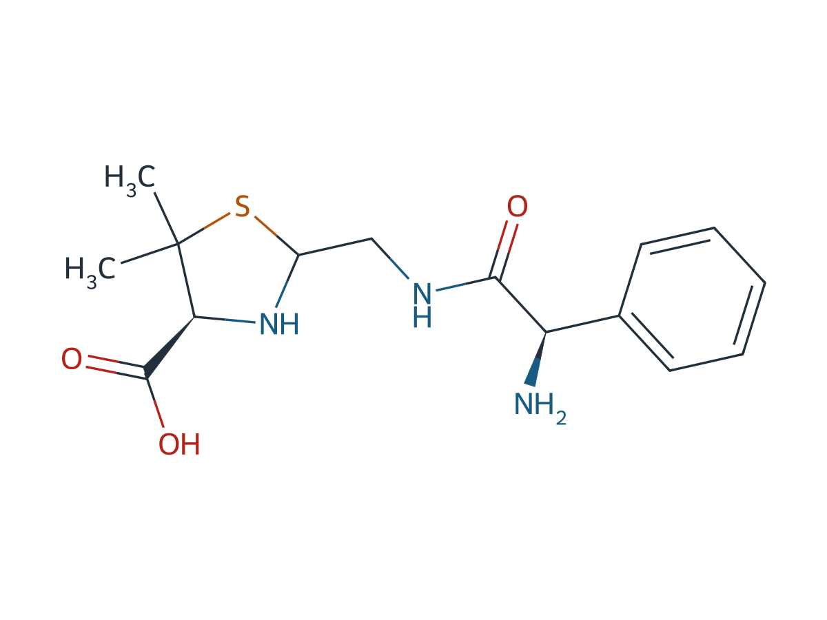 Ampicillin EP Impurity F chemical structure