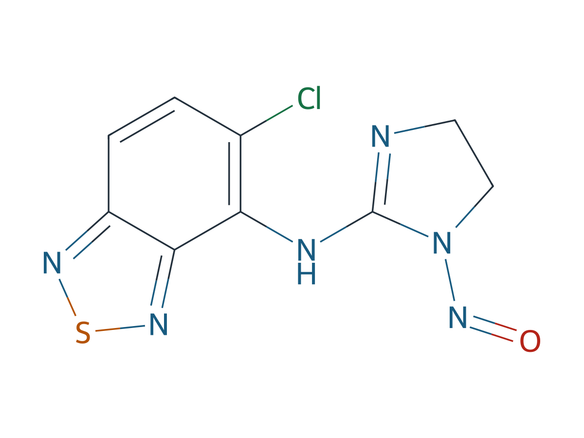 Tizanidine Nitroso Impurity 13 chemical structure