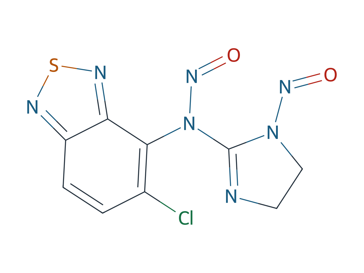 Tizanidine Nitroso Impurity 14 chemical structure