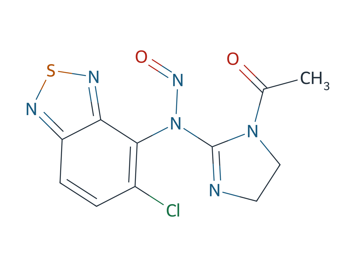 Tizanidine Nitroso Impurity 15 chemical structure