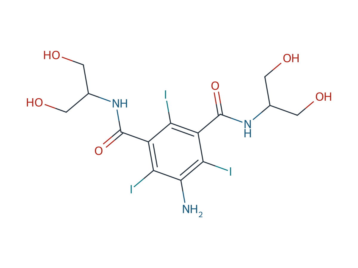 Iopamidol EP Impurity A chemical structure