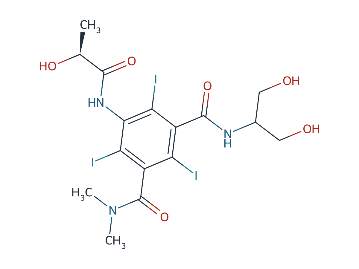 Iopamidol EP Impurity F chemical structure
