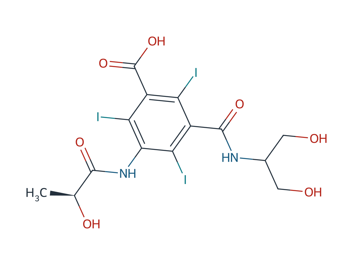 Iopamidol EP Impurity D chemical structure