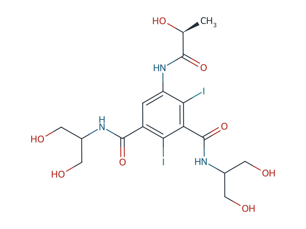Iopamidol EP Impurity K chemical structure