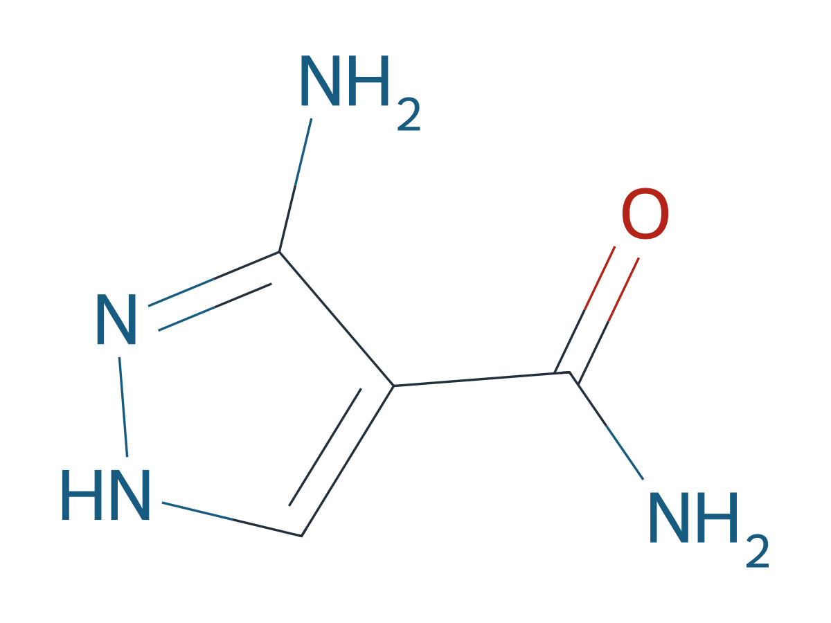 Allopurinol EP Impurity A chemical structure