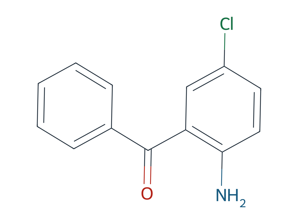 Alprazolam EP Impurity E chemical structure