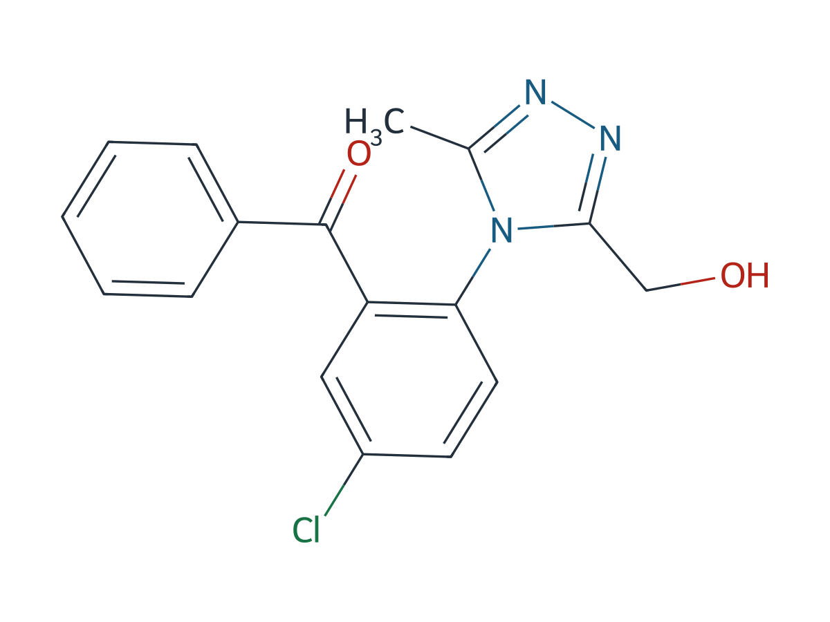 Alprazolam EP Impurity B chemical structure