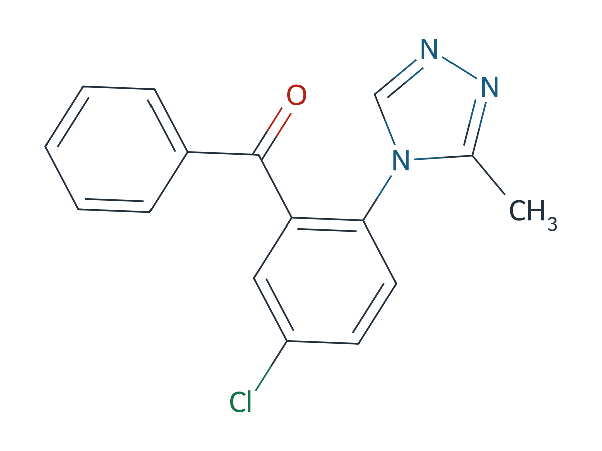 Alprazolam EP Impurity C chemical structure