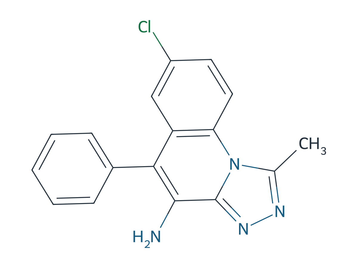 Alprazolam EP Impurity G chemical structure