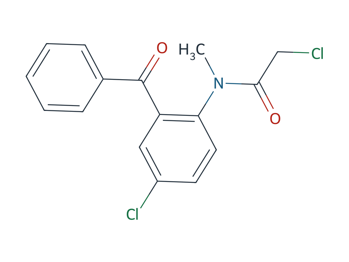 Diazepam EP Impurity B chemical structure