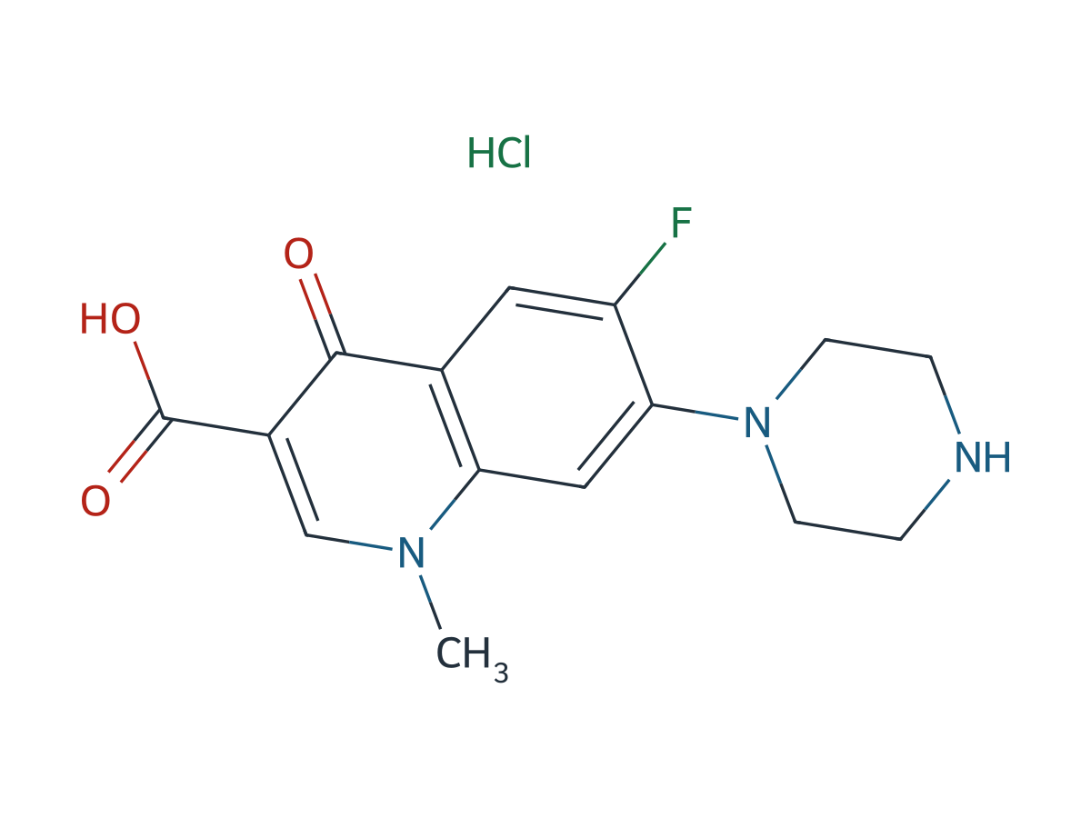 Norfloxacin EP Impurity K(Hydrochloride) chemical structure