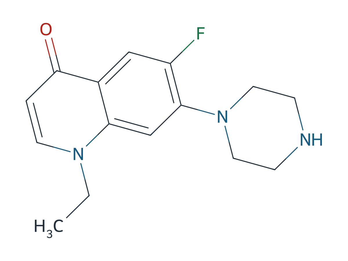 Norfloxacin EP Impurity D chemical structure