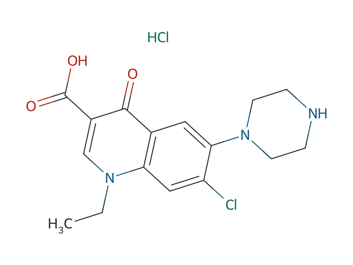 Norfloxacin EP Impurity E(Hydrochloride) chemical structure