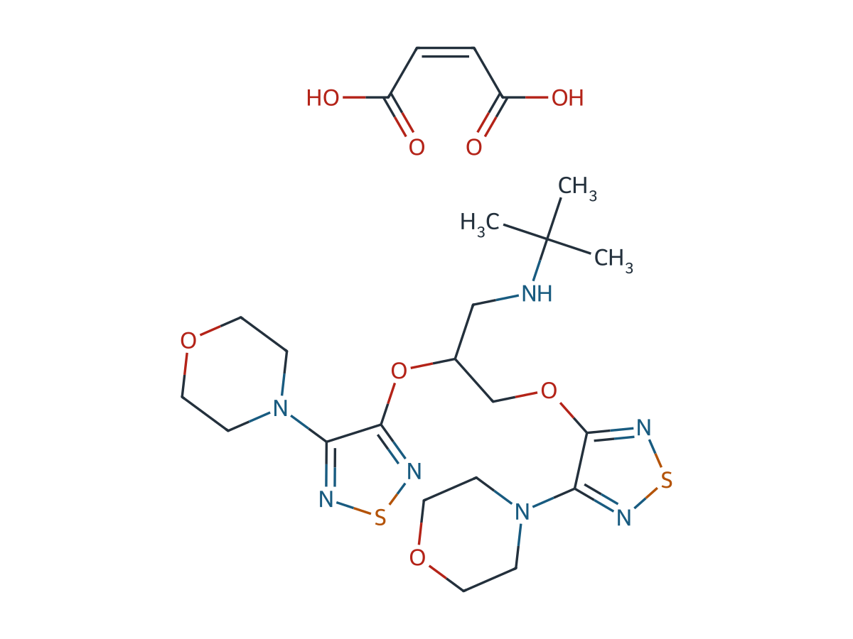 Timolol EP Impurity C Maleate chemical structure