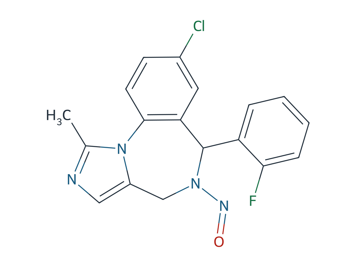 N-Nitroso Midazolam EP Impurity A chemical structure