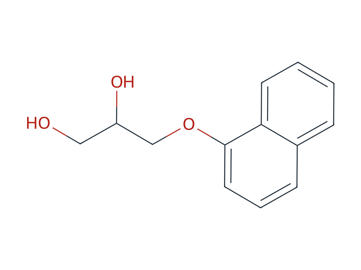 Propranolol EP Impurity A chemical structure
