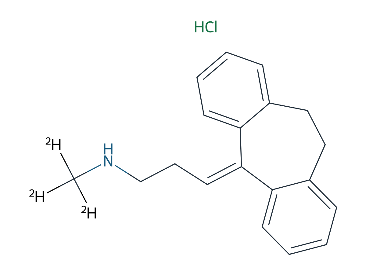 Amitriptyline EP Impurity C-d3 HCl chemical structure
