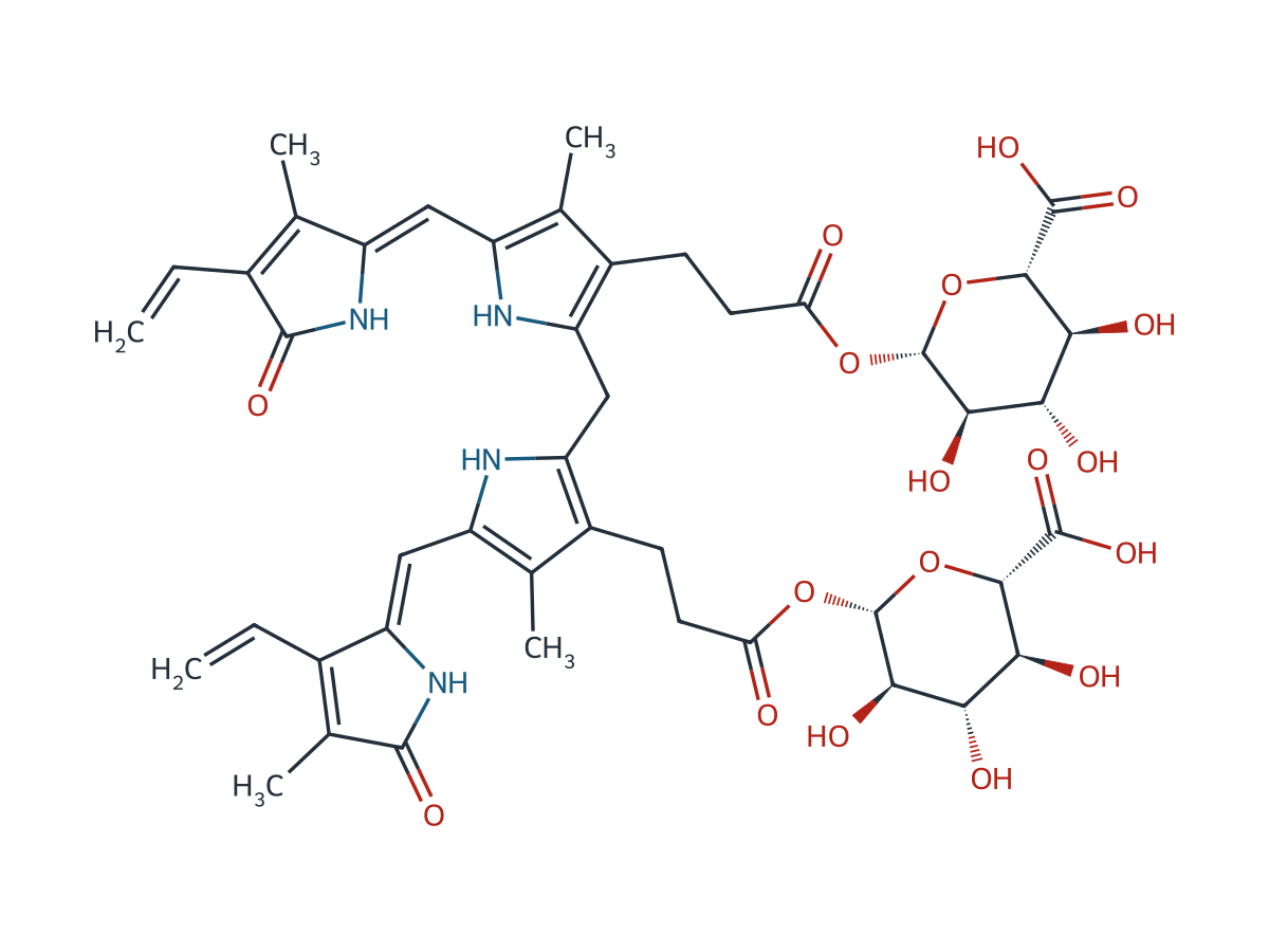 Bilirubin Diglucuronide chemical structure