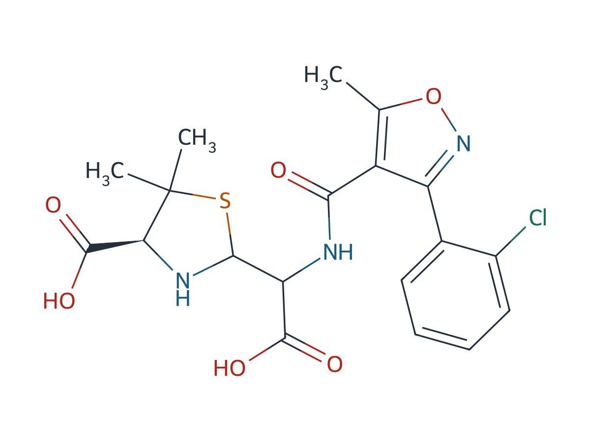 Cloxacillin EP Impurity A chemical structure