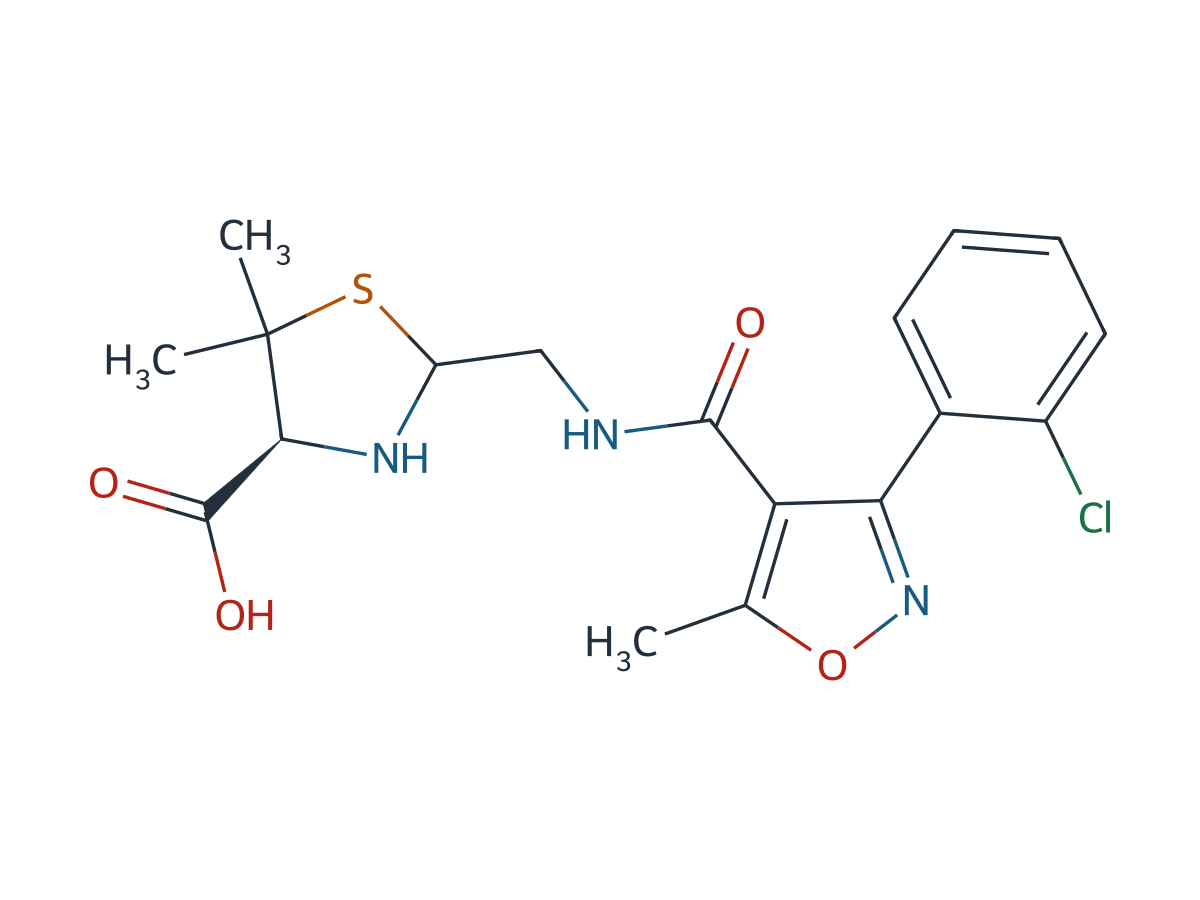 Cloxacillin EP Impurity B chemical structure