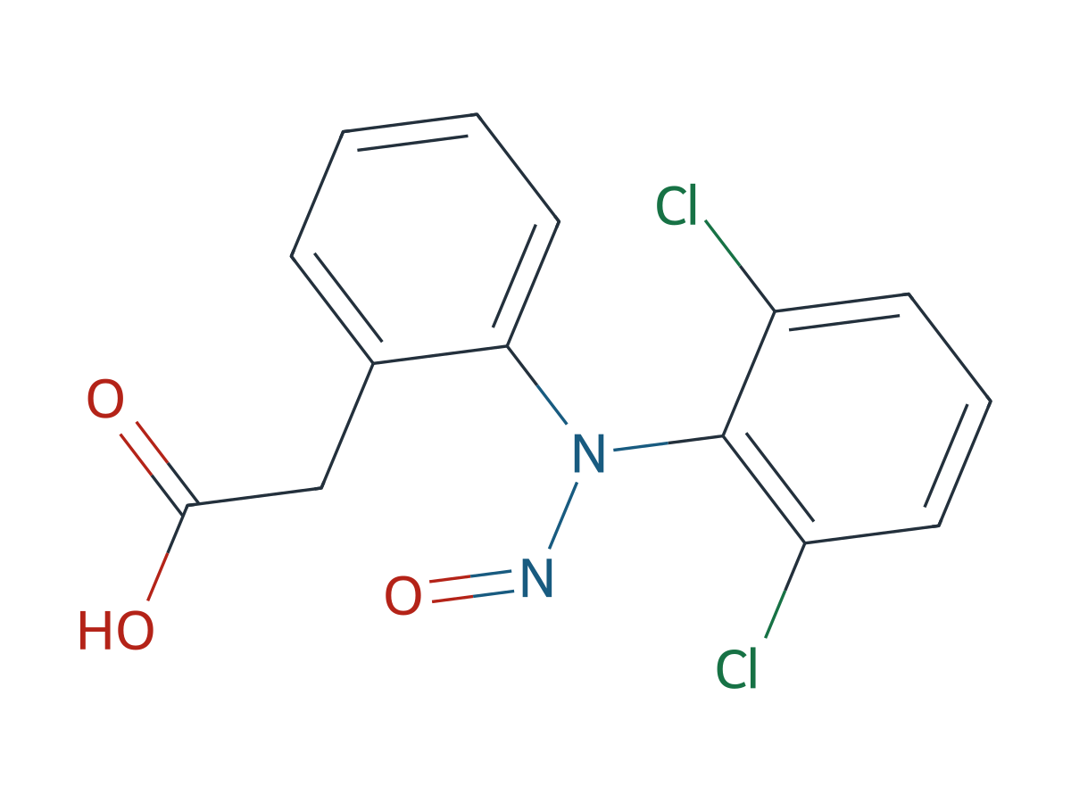 N-Nitroso Aceclofenac EP Impurity A chemical structure