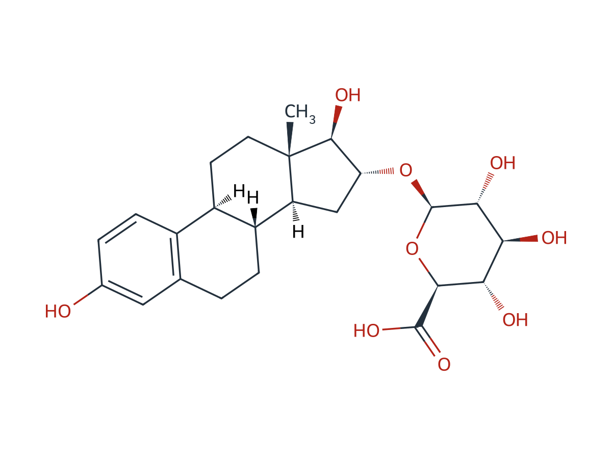 Estriol 16-Glucuronide chemical structure