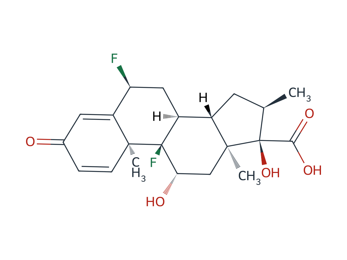 Fluticasone Propionate USP Related Compound J chemical structure